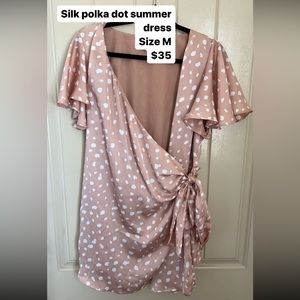 Silk summer dress